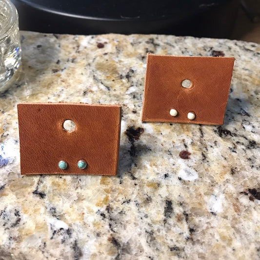 Dots - Tiny Sterling Silver Earrings