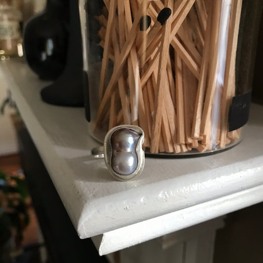 Baroque Pearl Ring