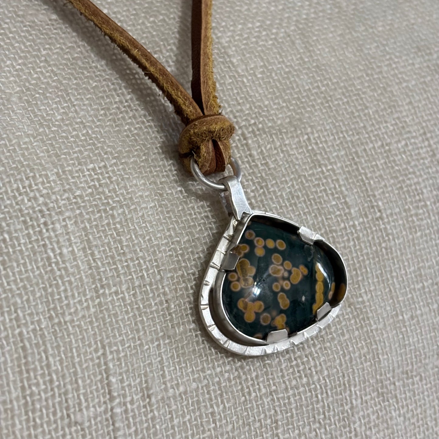 Blue Oceans Jasper Necklace